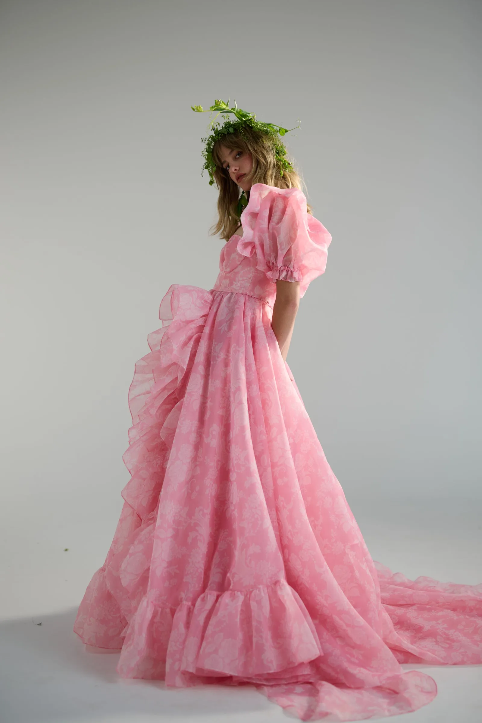 The Pink In Paris In Bloom Gown sold by Selkie product image thumbnail 4