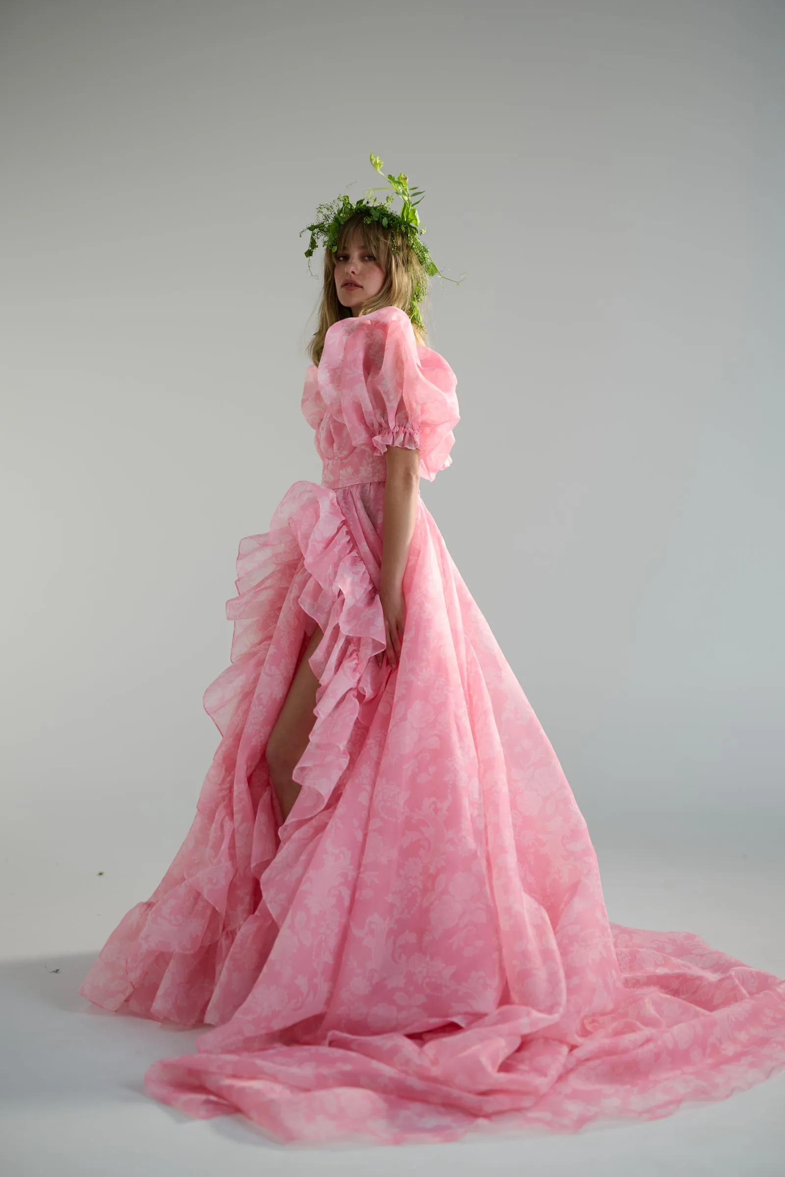 The Pink In Paris In Bloom Gown sold by Selkie product image thumbnail 5