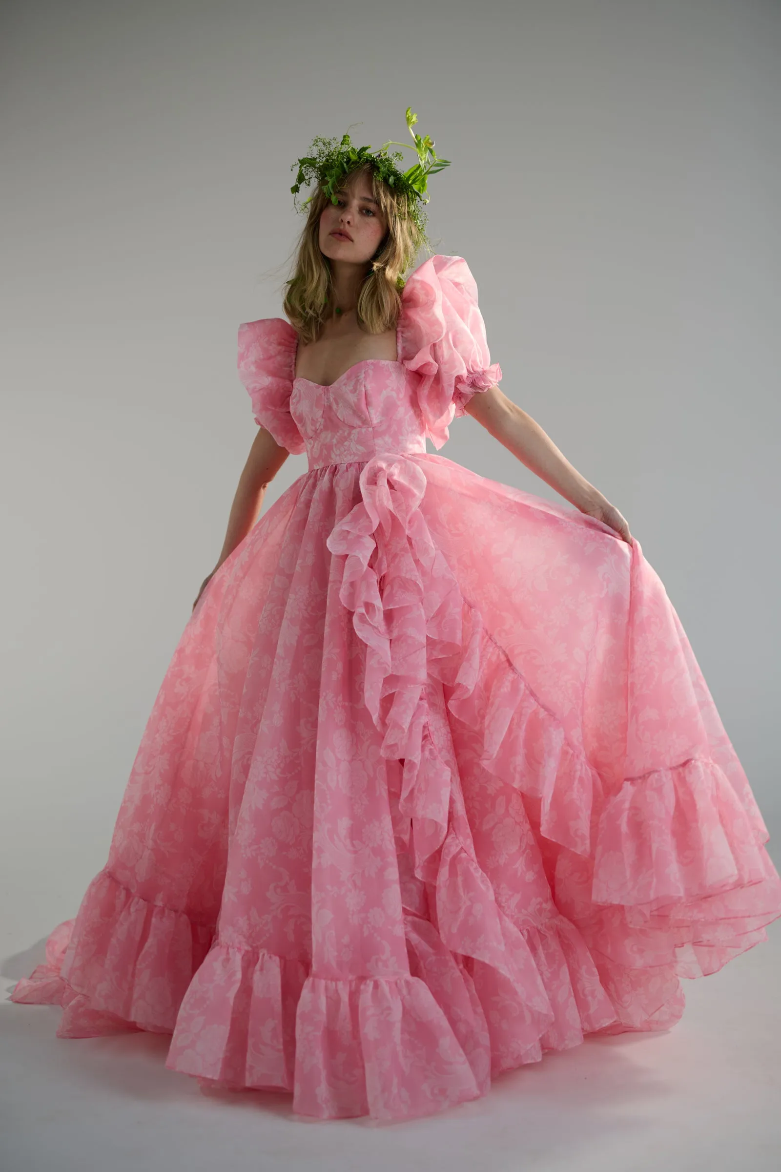 The Pink In Paris In Bloom Gown sold by Selkie product image thumbnail 3