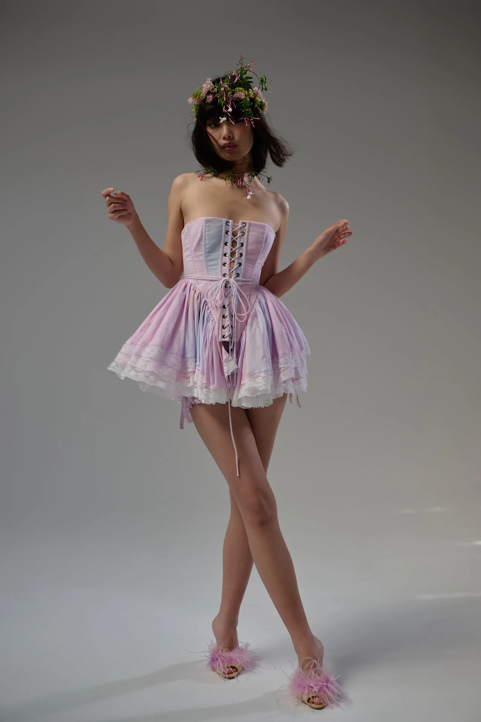 Shine Victorian Corset sold by Selkie product image thumbnail 4