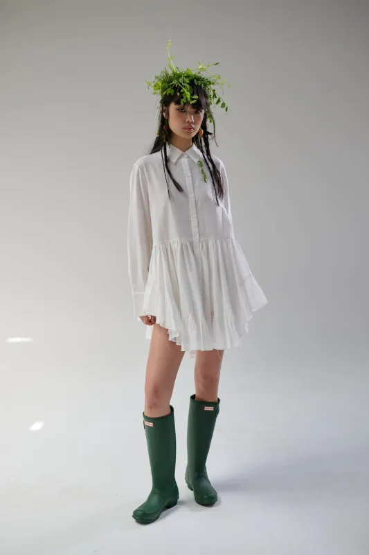 The Ivory Windsor Blouse made by Selkie
