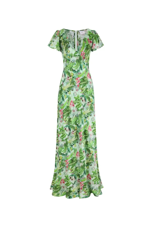 The Sweet Pea Silk Flutter Slip sold by Selkie
