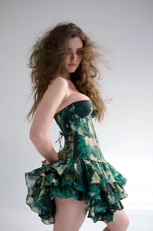 The Enchantment Silk Bustier Corset sold by Selkie