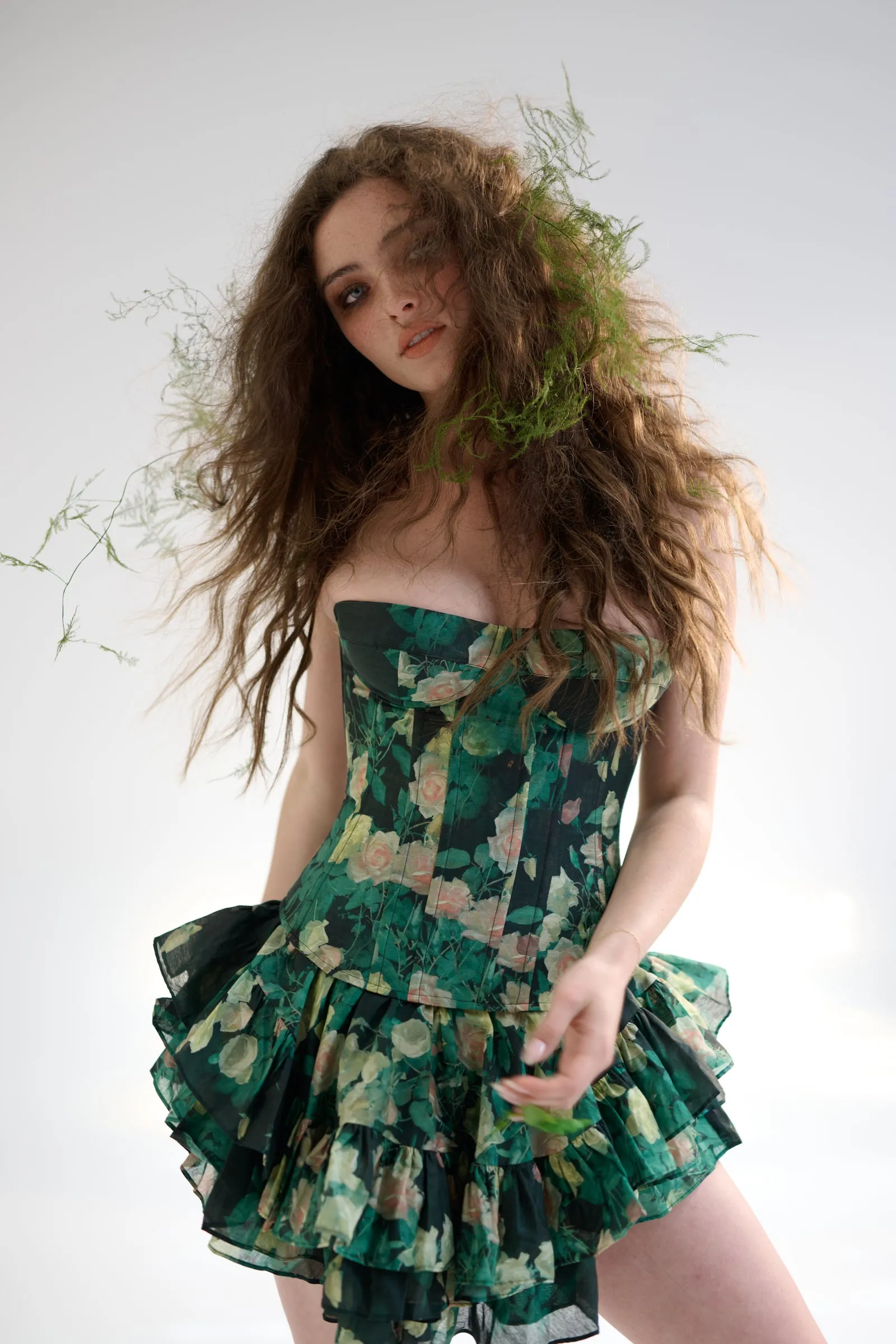 The Enchantment Silk Mini Skirt sold by Selkie product image thumbnail 4