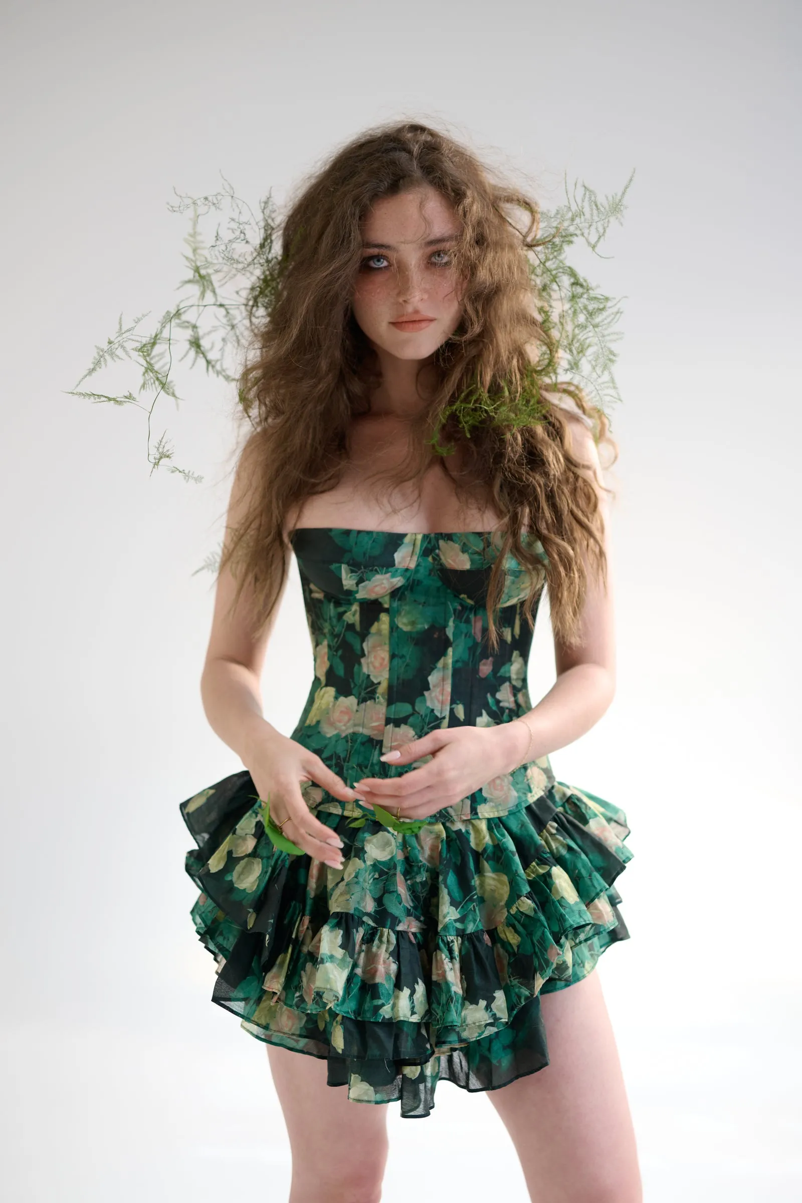 The Enchantment Silk Mini Skirt sold by Selkie product image thumbnail 5