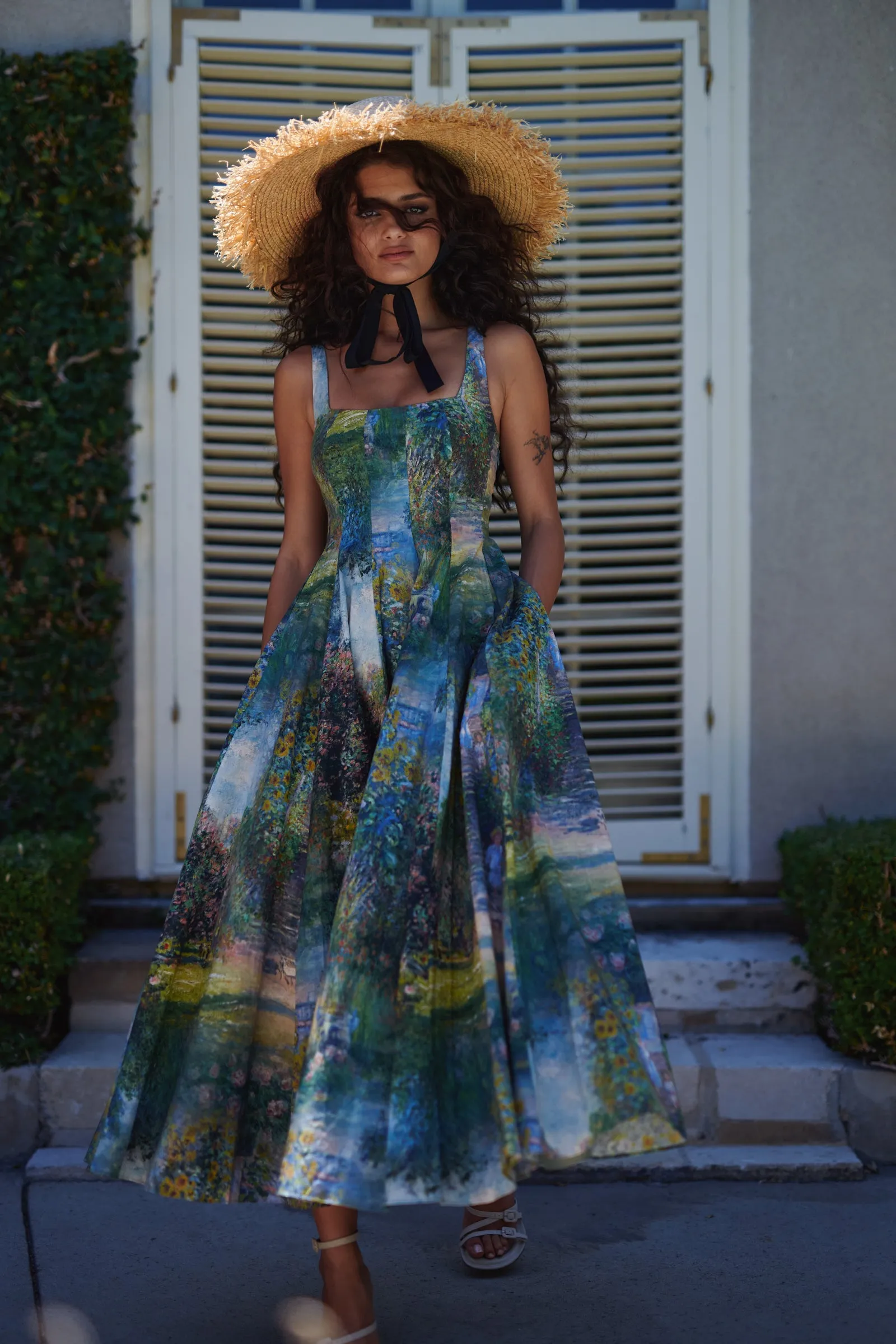 The Artist's Garden Orchard Dress sold by Selkie