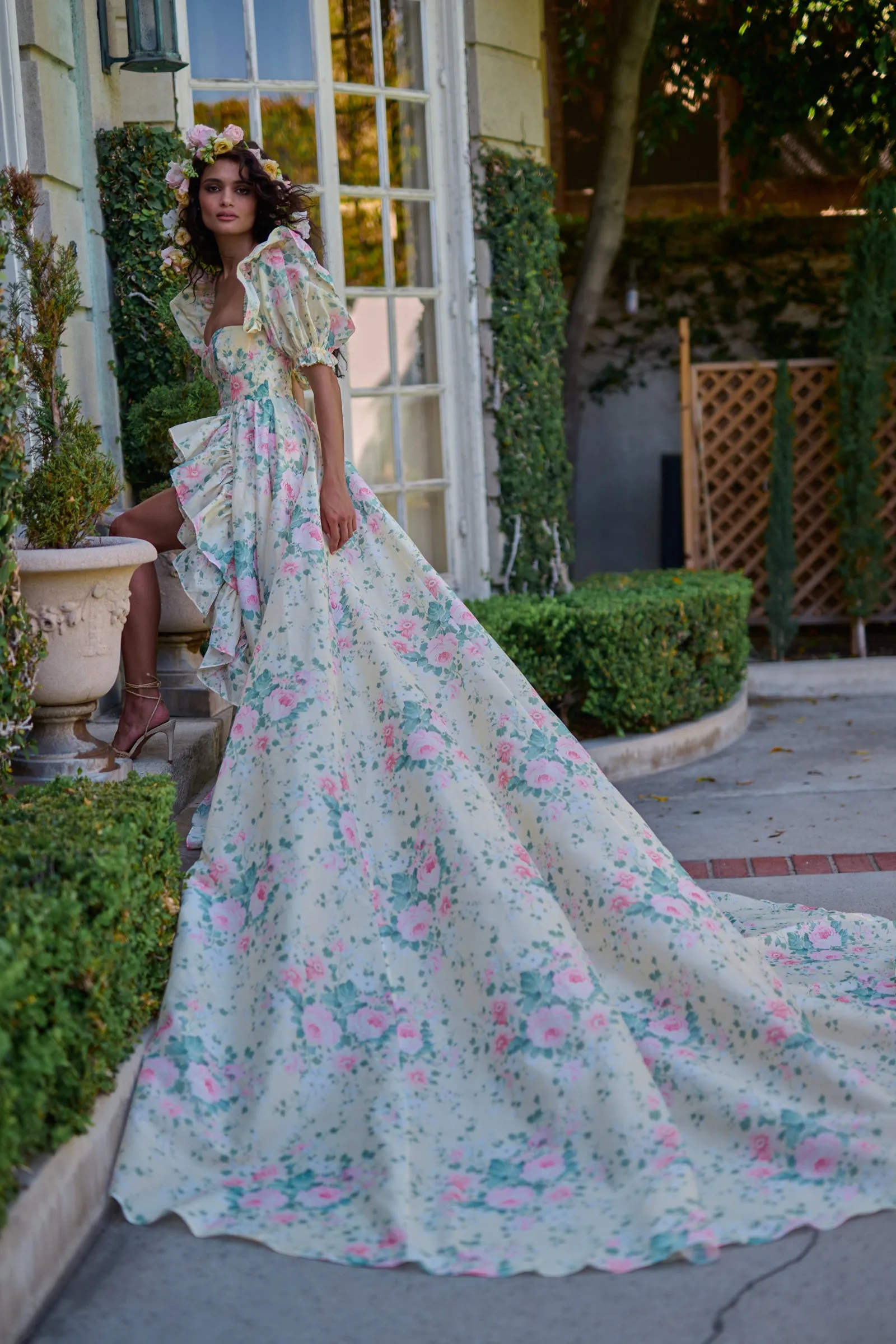 The Fantasy In Bloom Gown sold by Selkie product image thumbnail 5