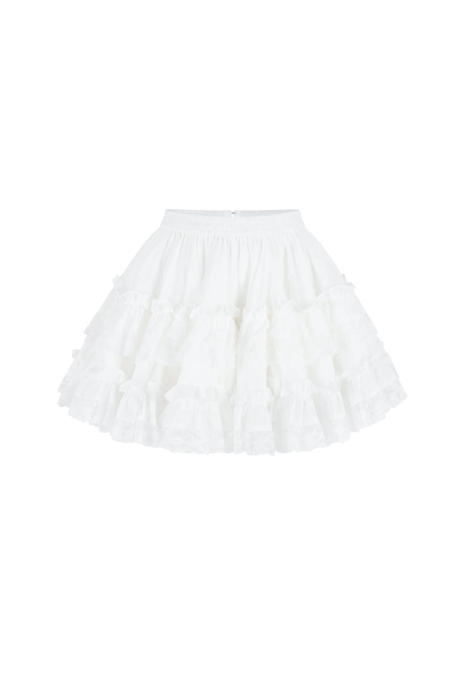 The Ivory Mini Pannier Petticoat sold by Selkie product image thumbnail 5