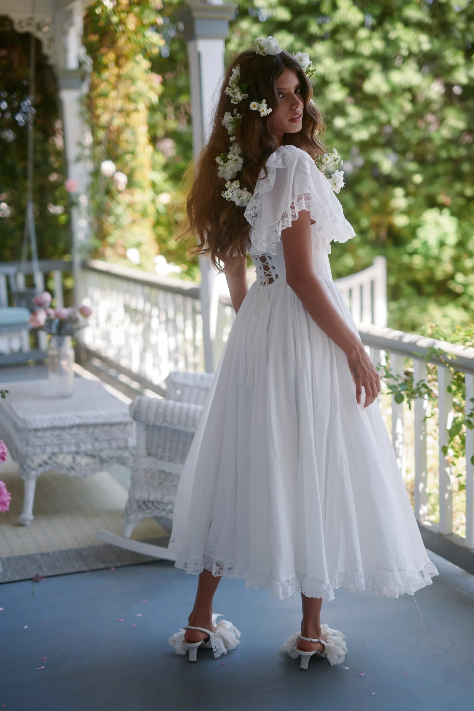 The Ivory Cupid Dress sold by Selkie product image thumbnail 4