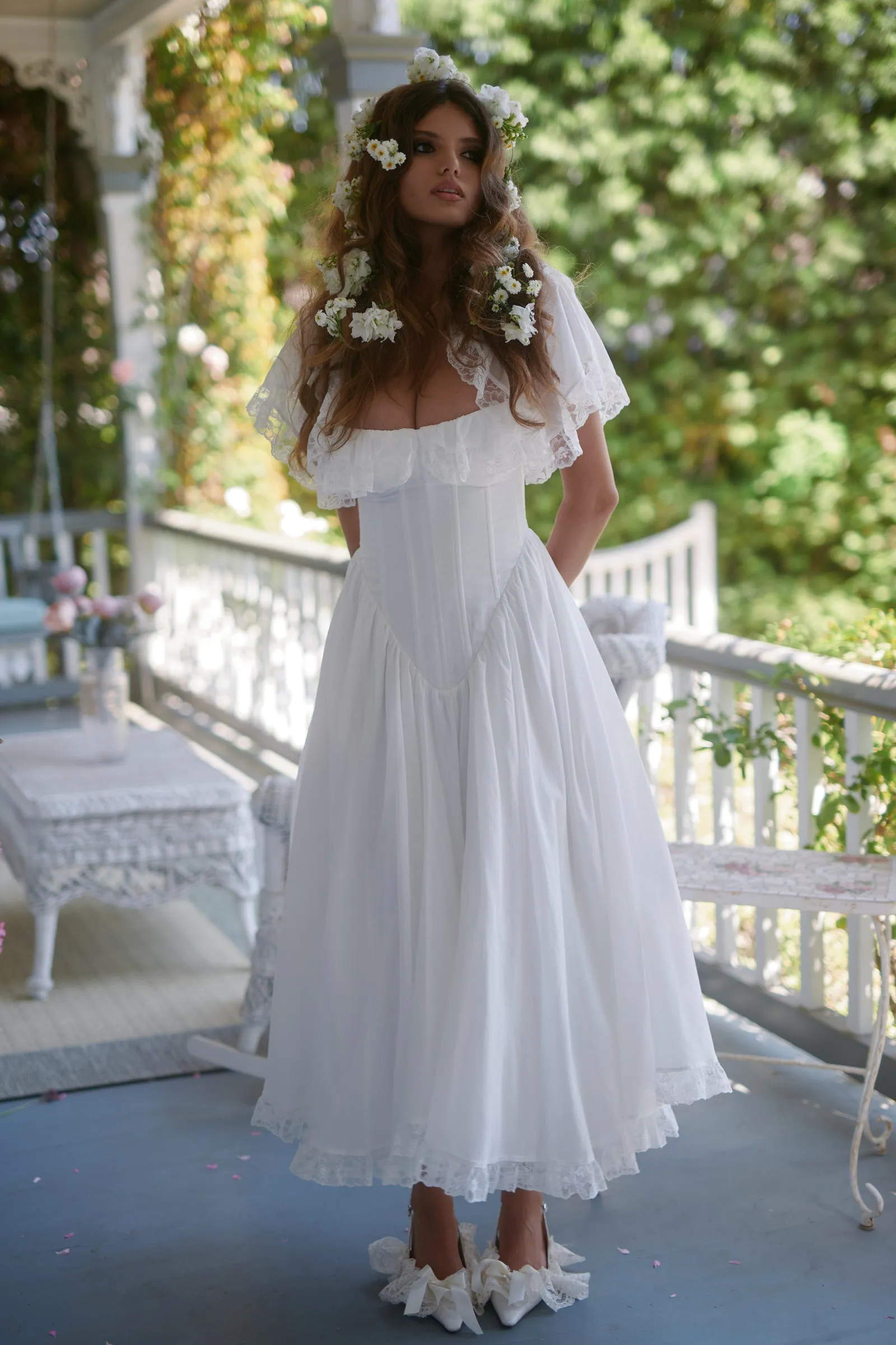 The Ivory Cupid Dress sold by Selkie product image thumbnail 3