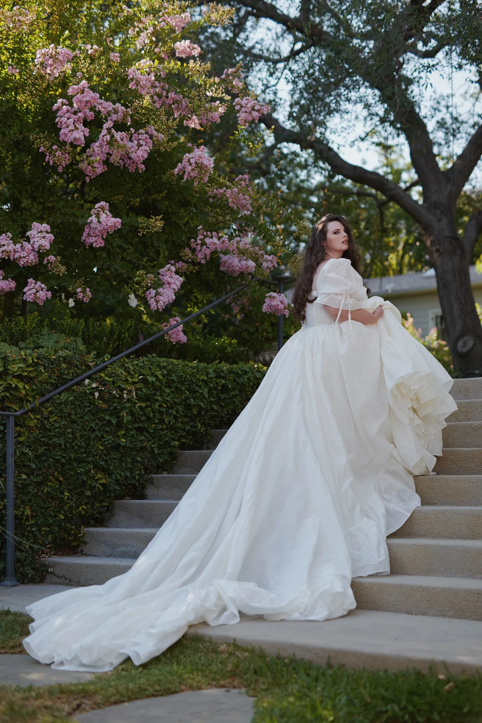 The Ivory Silk Organdy Fanfiction Bridal Gown sold by Selkie product image thumbnail 2