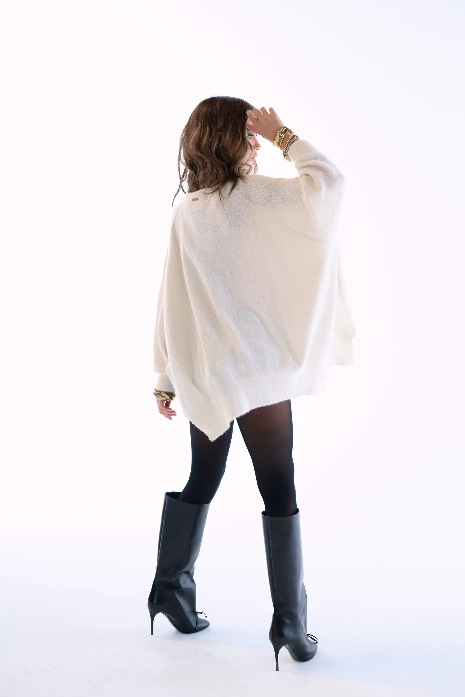 The Ivory Ballet Fuzz Sweater sold by Selkie product image thumbnail 5