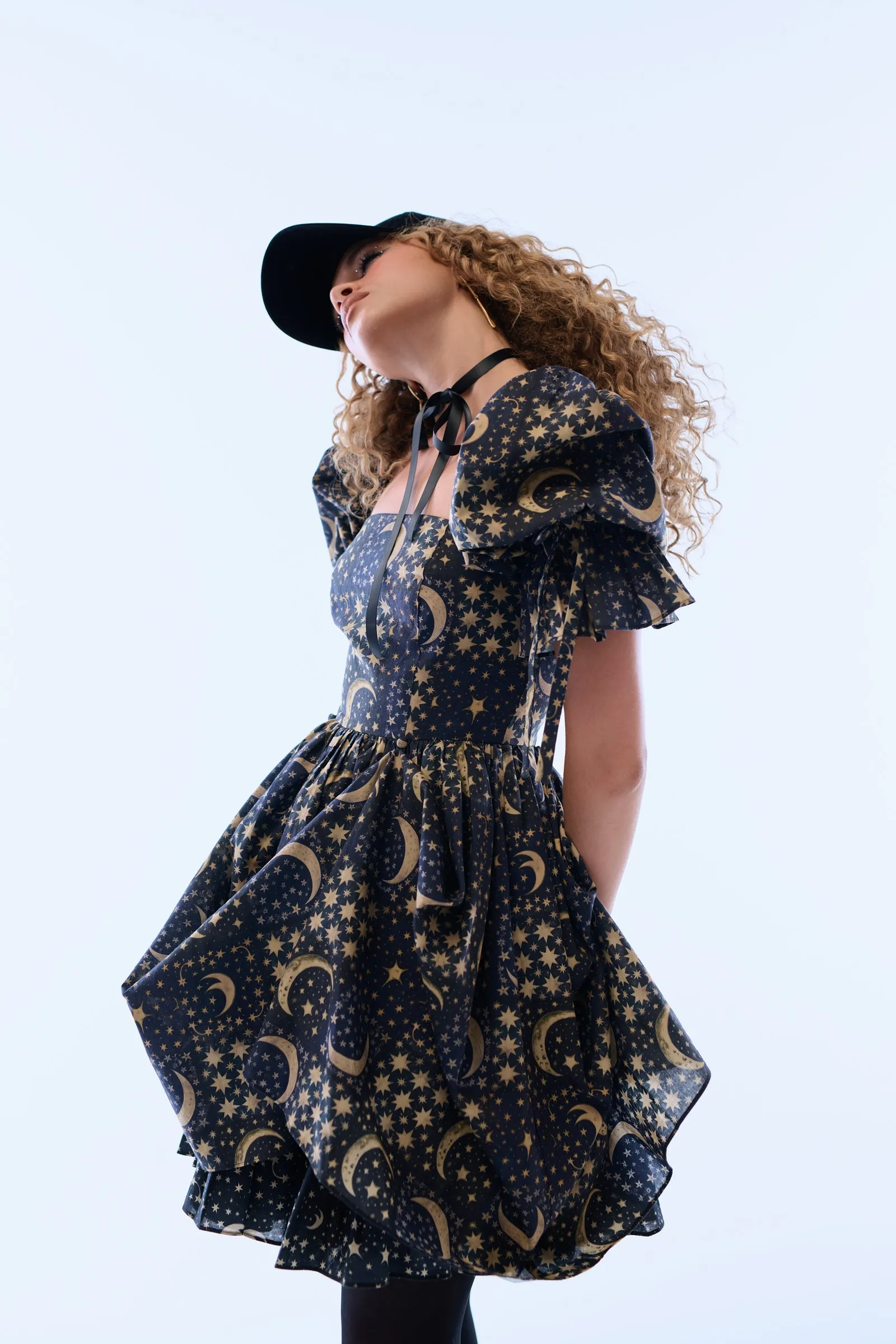 The Moon Quilt Peek A Boo Dress sold by Selkie