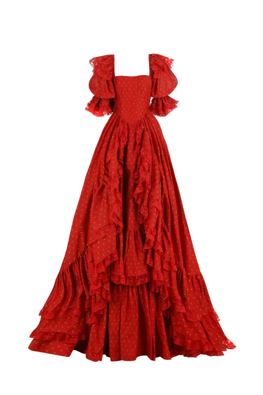 The Silk Organdy Revolution Courtesan Gown made by Selkie