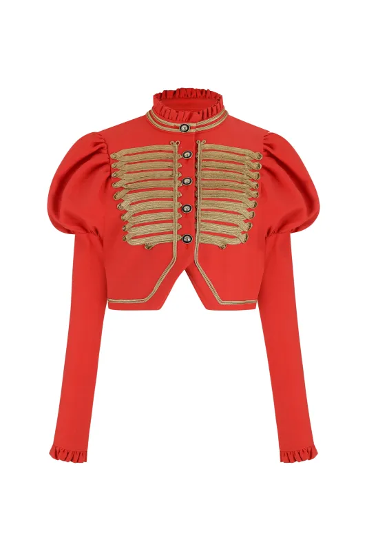 The Revolt Red Bookclub Blazer sold by Selkie