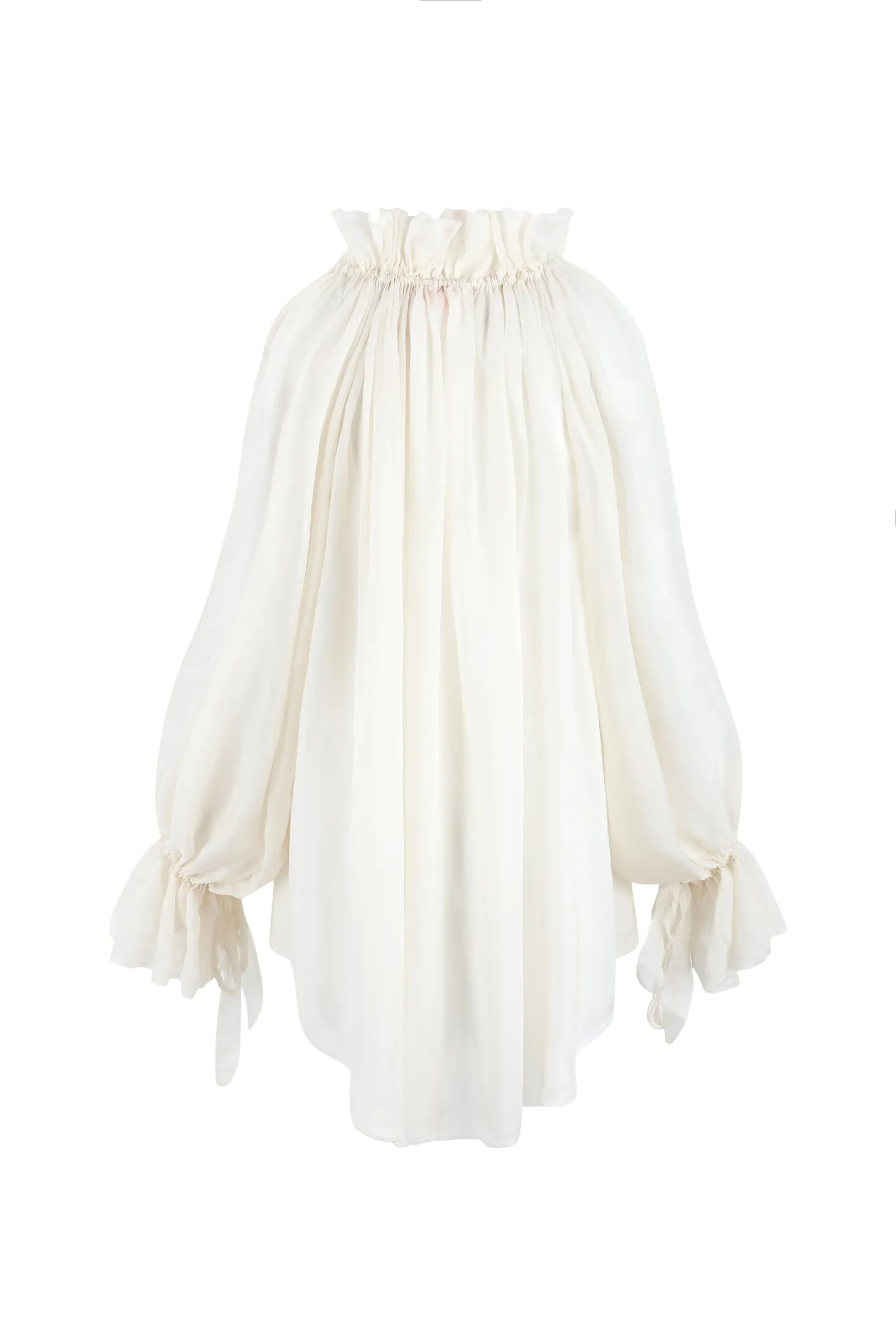 The Silk Vanilla Shakespeare Blouse sold by Selkie product image thumbnail 2