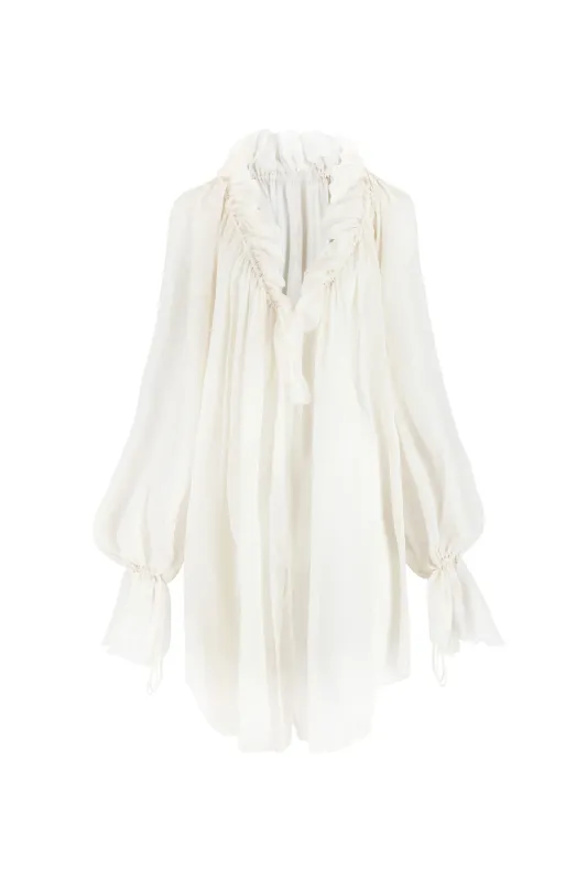 The Silk Vanilla Shakespeare Blouse sold by Selkie