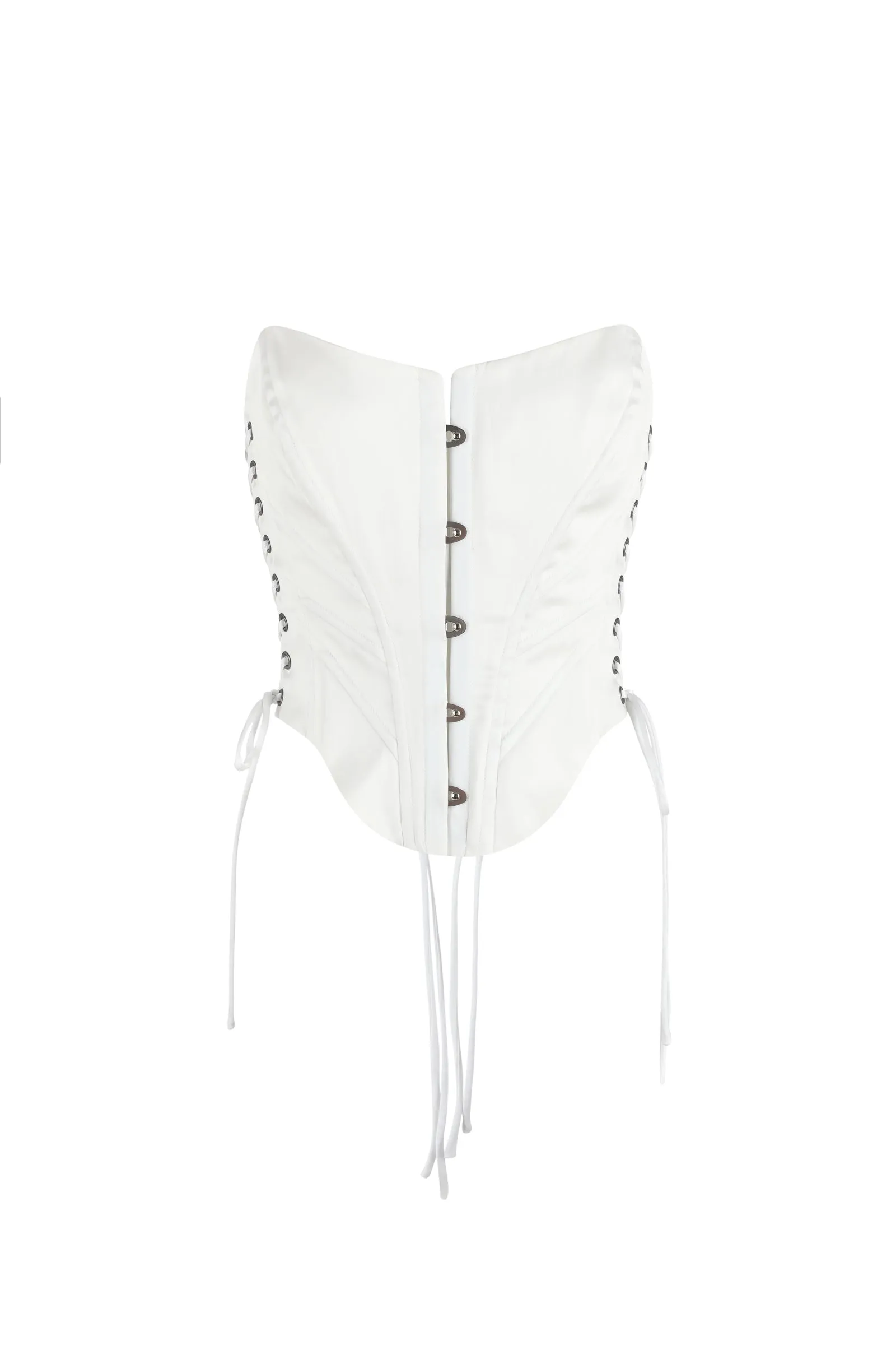 The Silk Vanilla Lagoon Corset sold by Selkie
