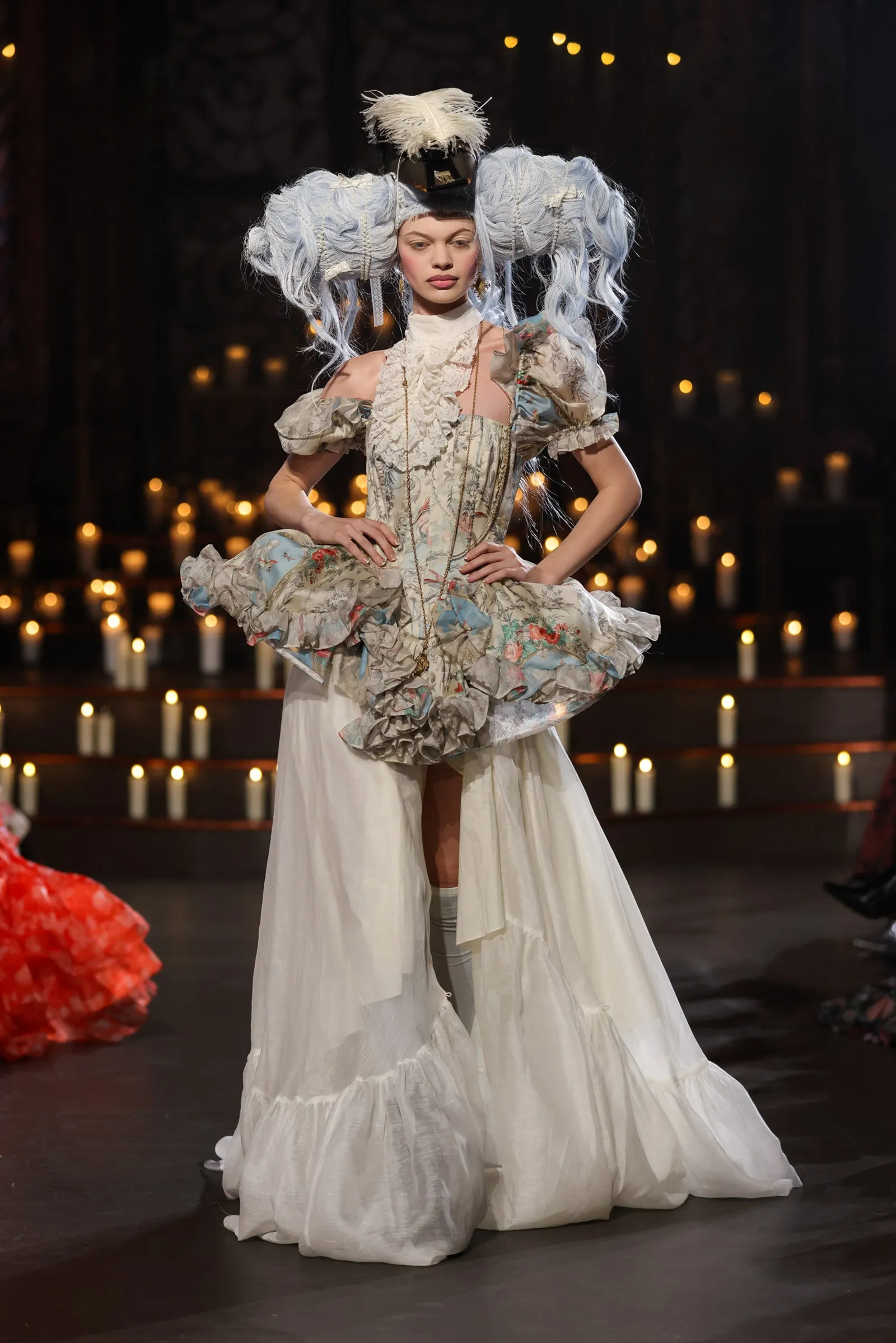 Paint the Town French Silk Countess Dress sold by Selkie product image thumbnail 2