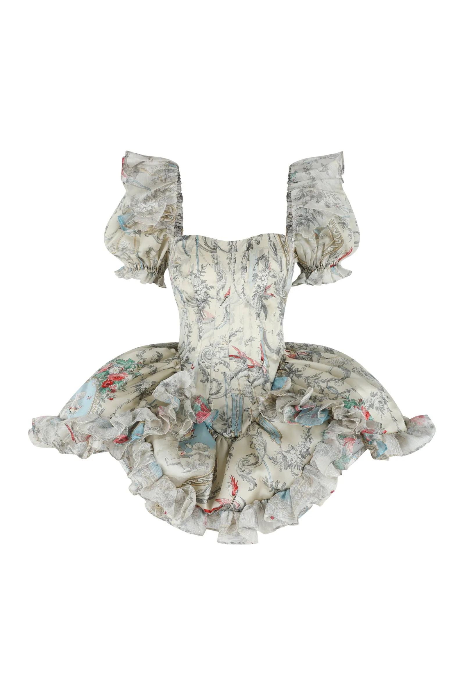 Paint the Town French Silk Countess Dress sold by Selkie