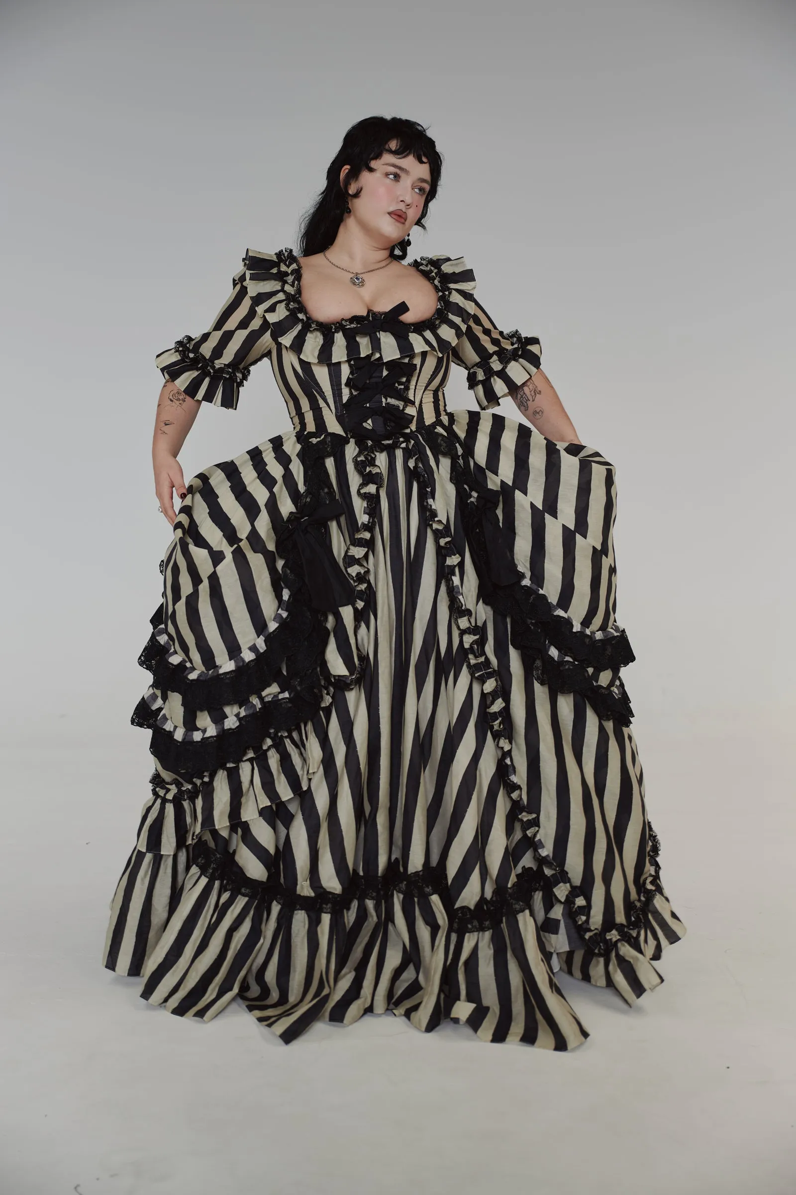 The Buccaneer Silk Organdy Antoinette Gown sold by Selkie