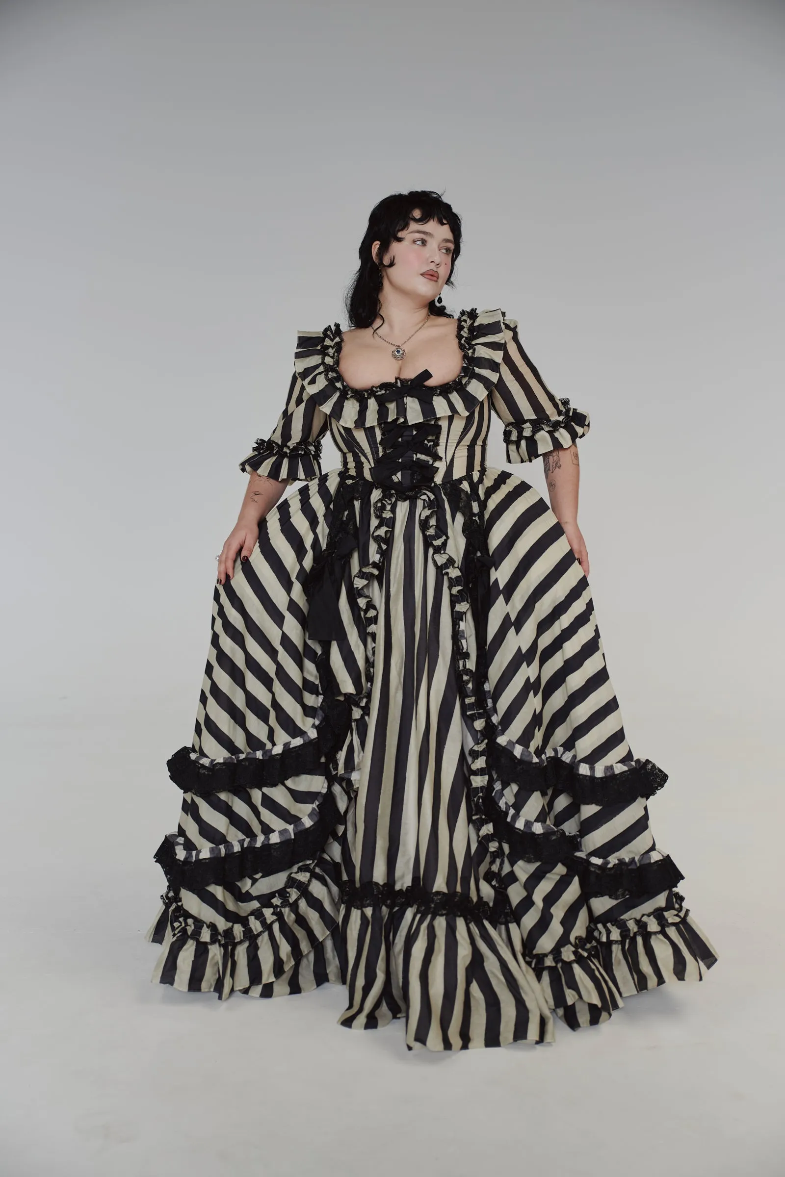 The Buccaneer Silk Organdy Antoinette Gown sold by Selkie product image thumbnail 3