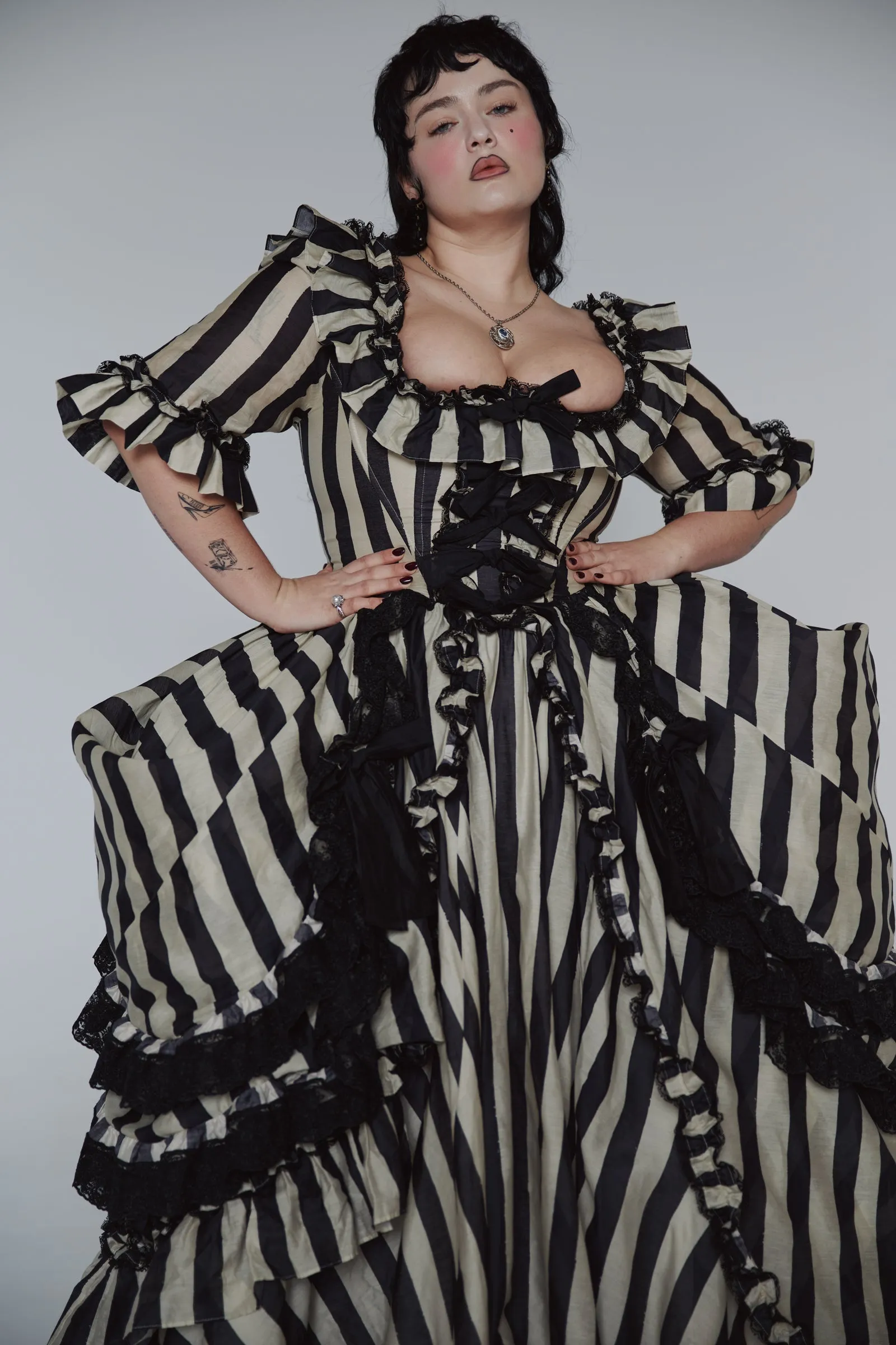 The Buccaneer Silk Organdy Antoinette Gown sold by Selkie product image thumbnail 4