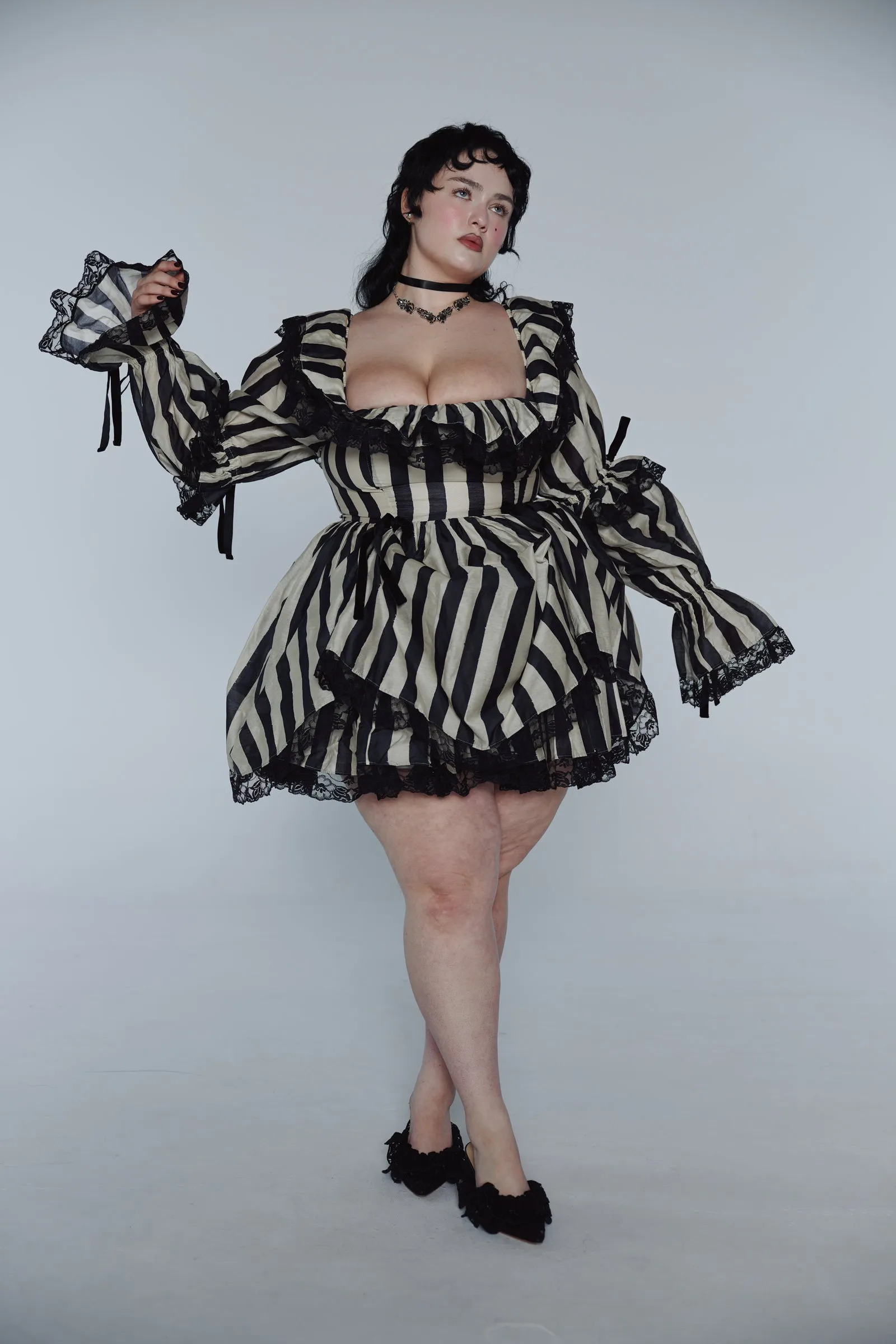 The Buccaneer Silk Organdy In A Past Life Dress sold by Selkie product image thumbnail 5