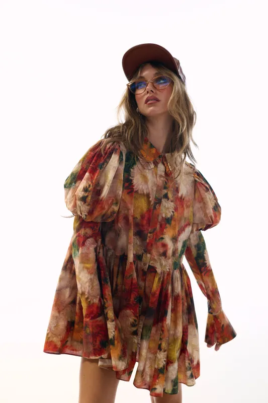 The Impression Flowers Time Travelers Blouse made by Selkie