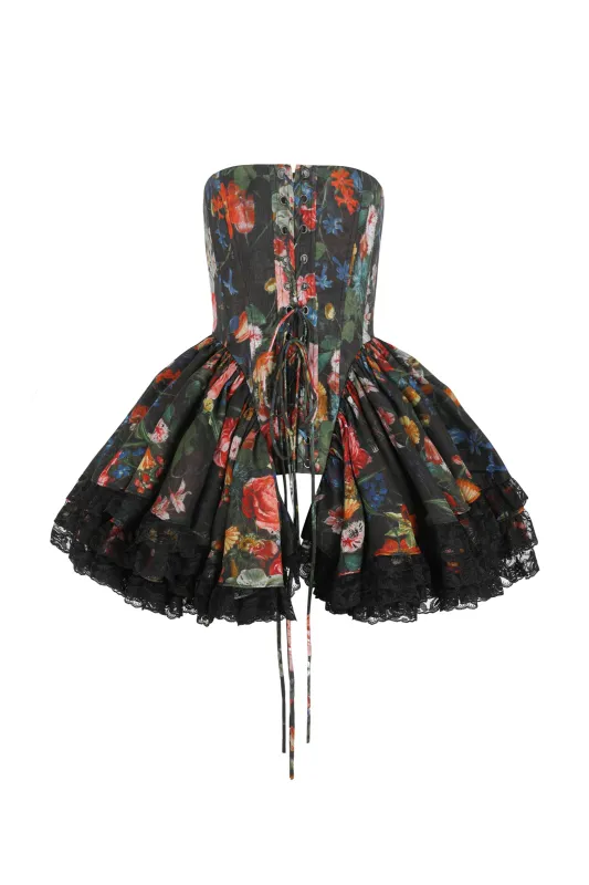 The Nightcap Victorian Corset sold by Selkie