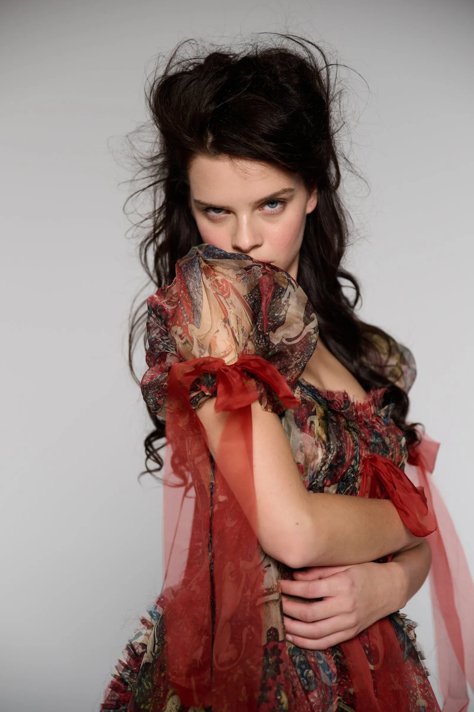 The Lady and the Unicorn Silk Organza Tulum Dress sold by Selkie product image thumbnail 4