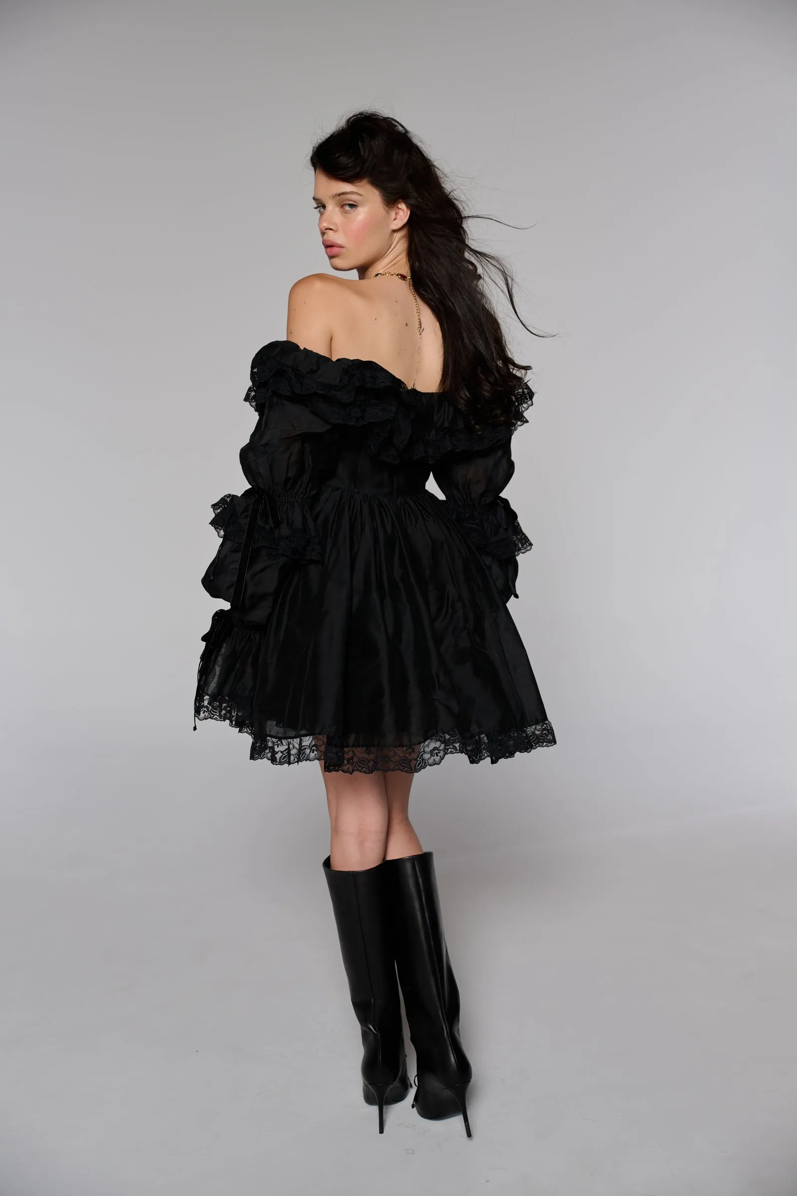 In A Past Life Caviar Dress sold by Selkie product image thumbnail 5