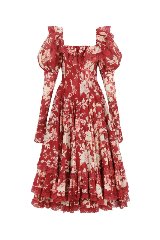 The Mistletoe Kisses Dollhouse Dress sold by Selkie