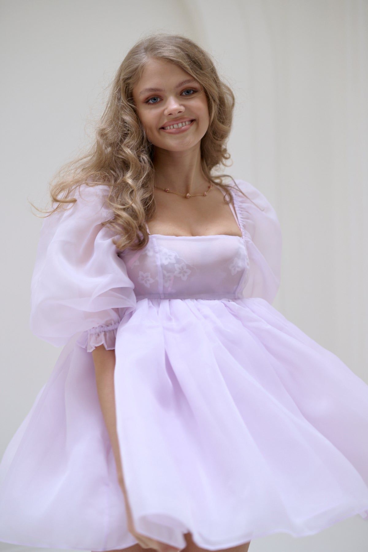 The Thunder Cloud Puff Dress sold by Selkie product image thumbnail 4