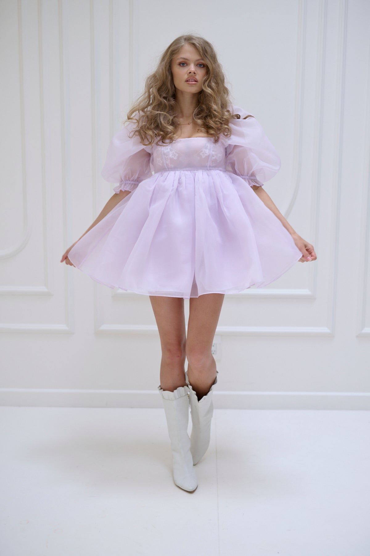 The Thunder Cloud Puff Dress sold by Selkie product image thumbnail 3