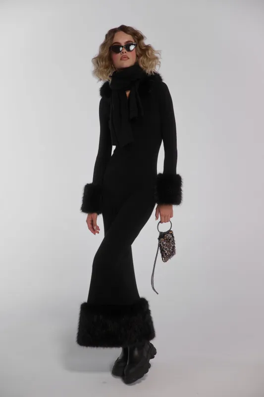 The Caviar Snowball Dress made by Selkie