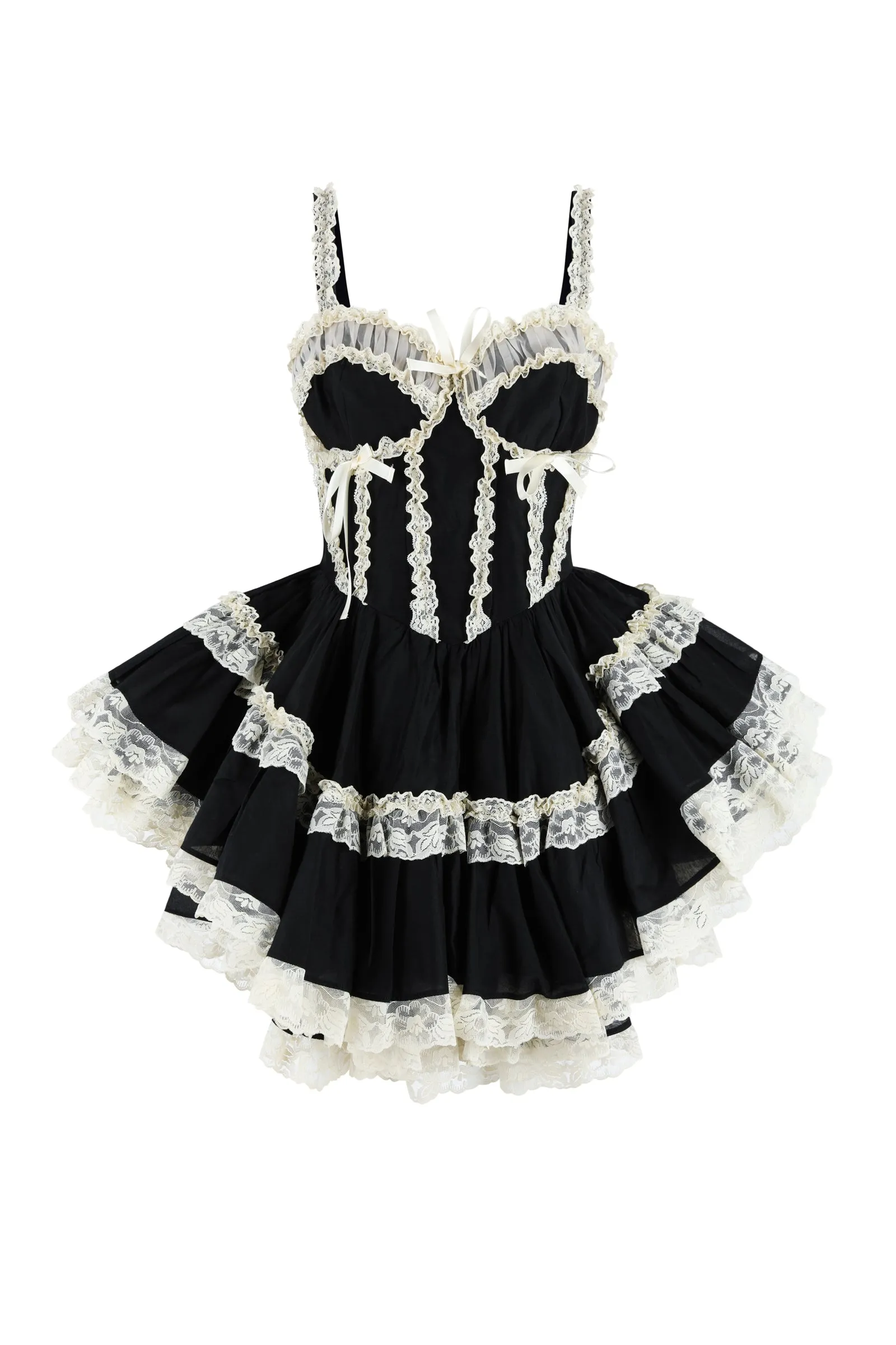 The Moulin Rouge Mini Dress sold by Selkie product image thumbnail 5