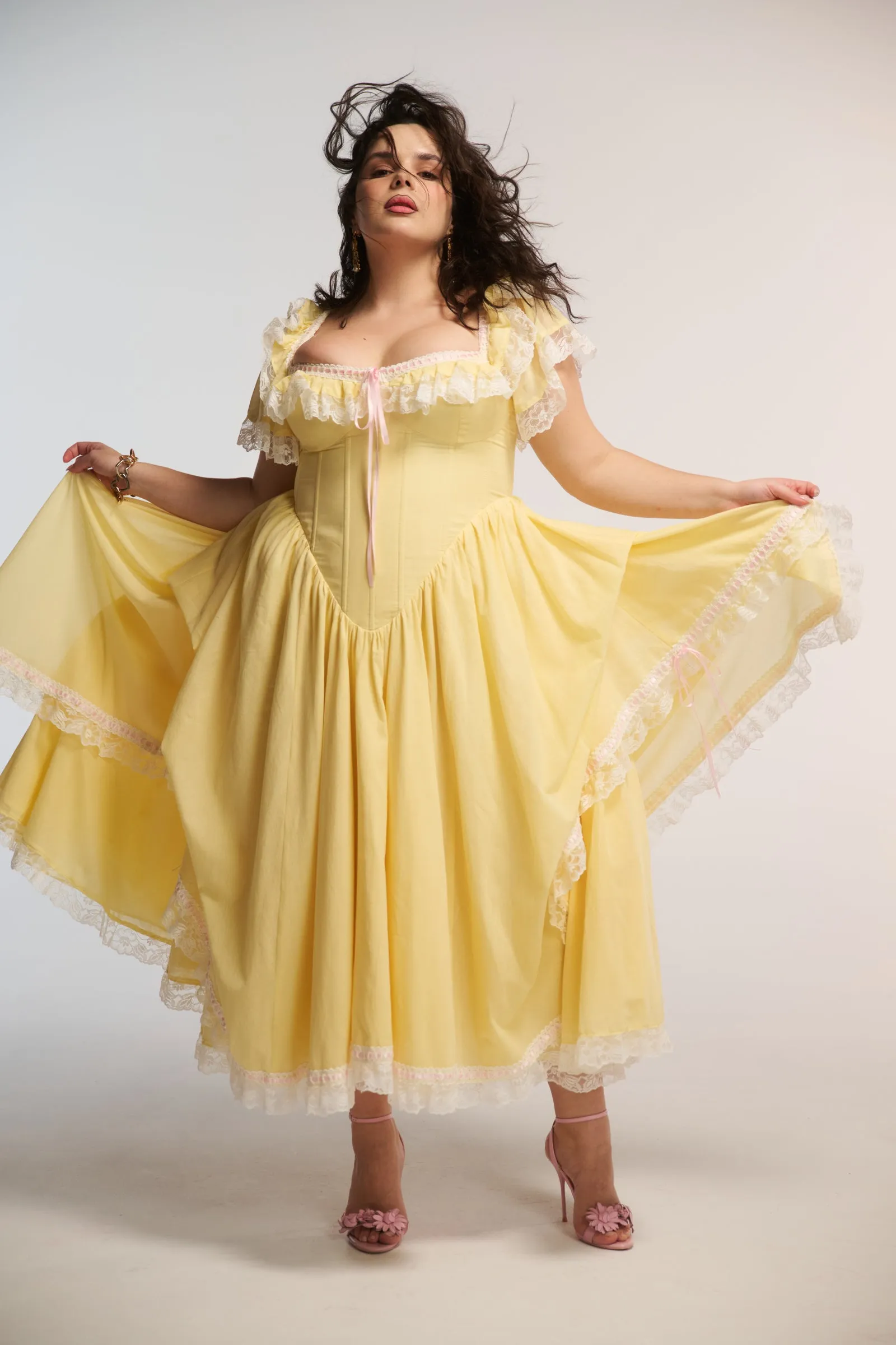 The Custard Cupid Dress sold by Selkie product image thumbnail 3