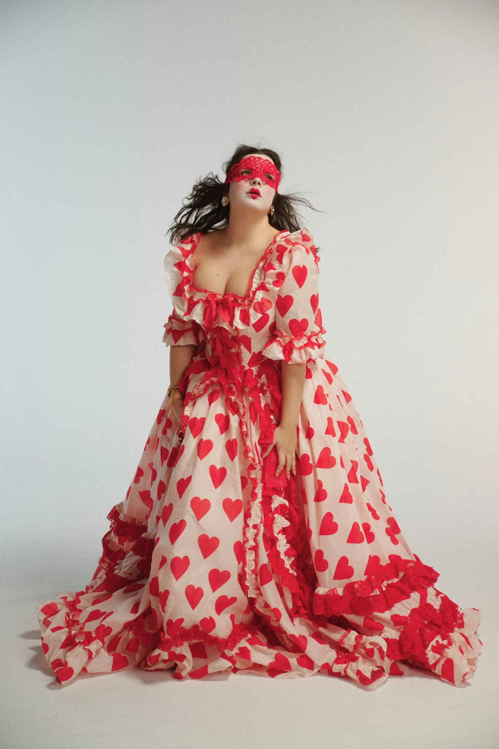 The Silk Organdy Queen Of Hearts Antoinette Gown sold by Selkie product image thumbnail 4