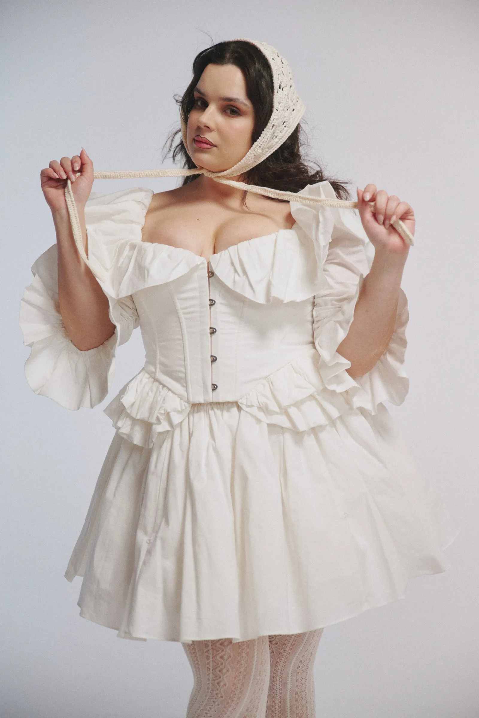 The Ivory Kiera Skirt sold by Selkie product image thumbnail 2