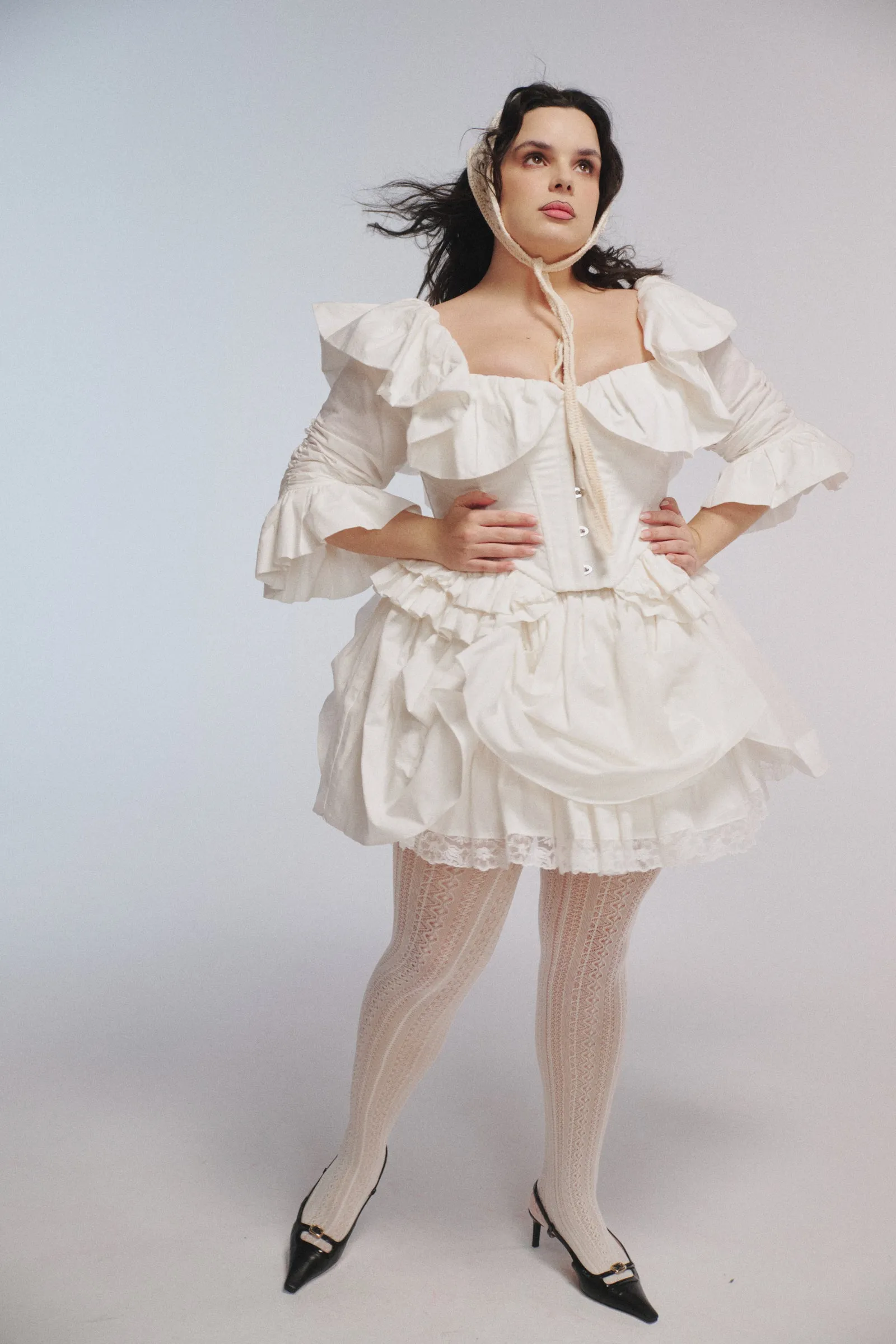 The Ivory Kiera Skirt sold by Selkie