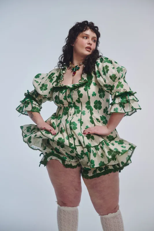 Luck Of The Irish Libertine Blouse made by Selkie