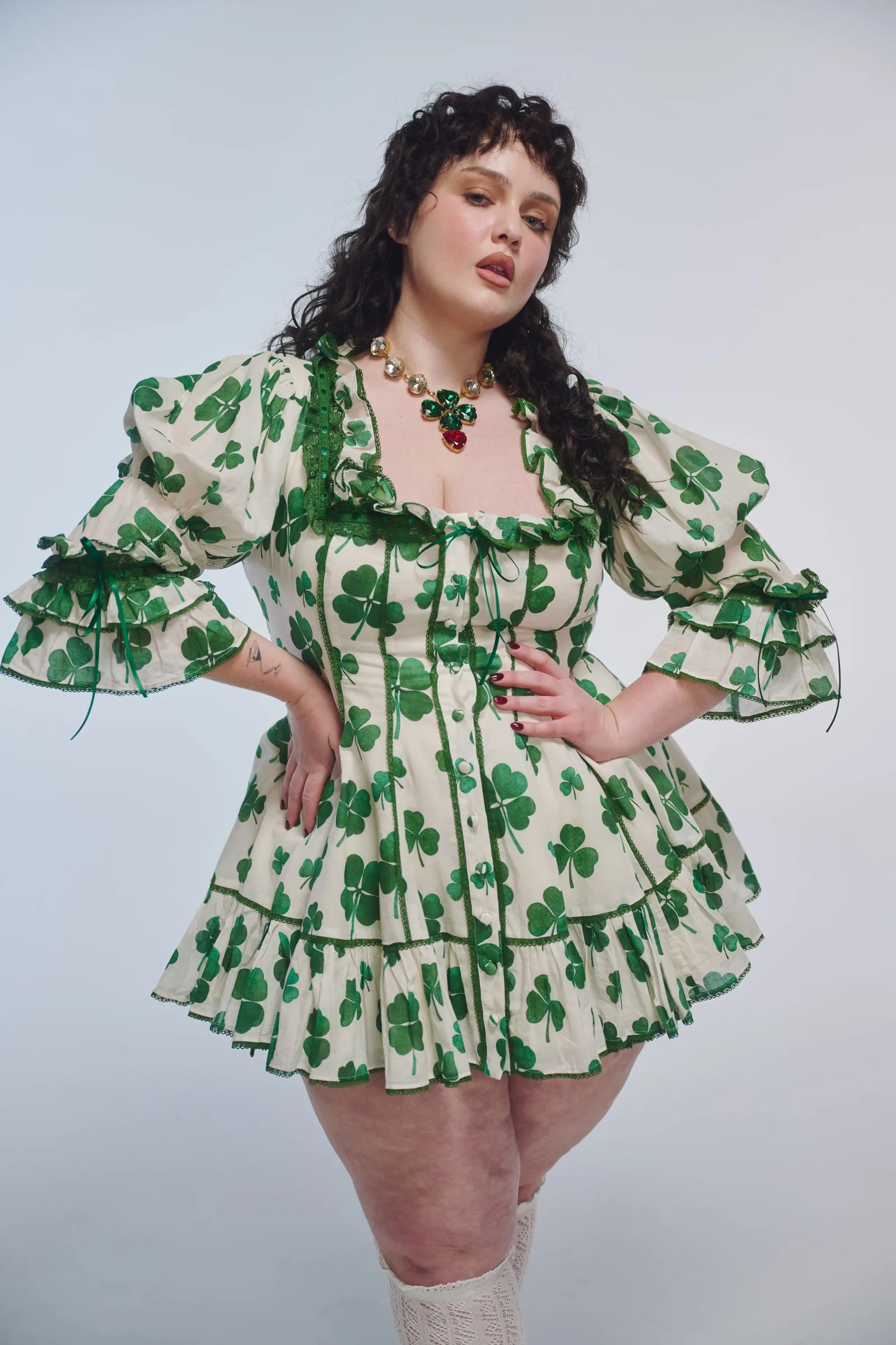 Luck Of The Irish Libertine Blouse sold by Selkie product image thumbnail 3