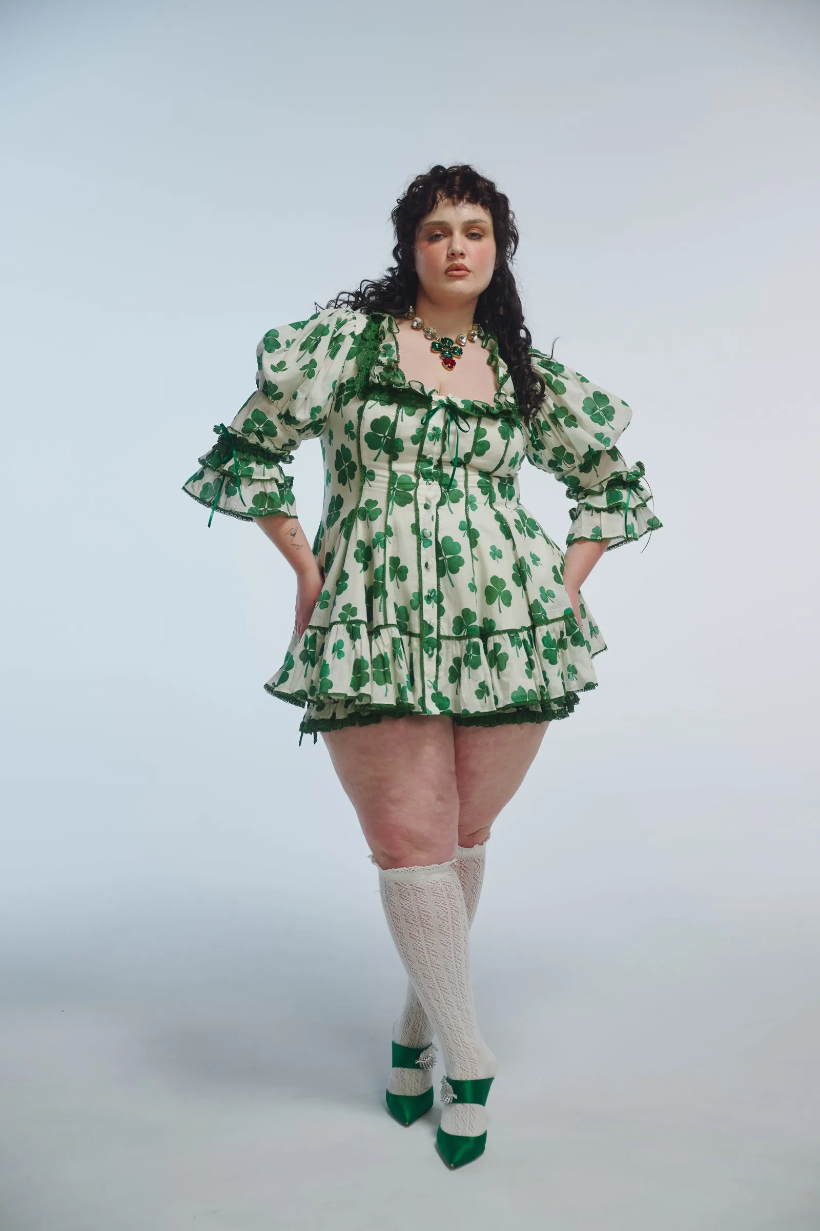 Luck Of The Irish Libertine Blouse sold by Selkie product image thumbnail 5