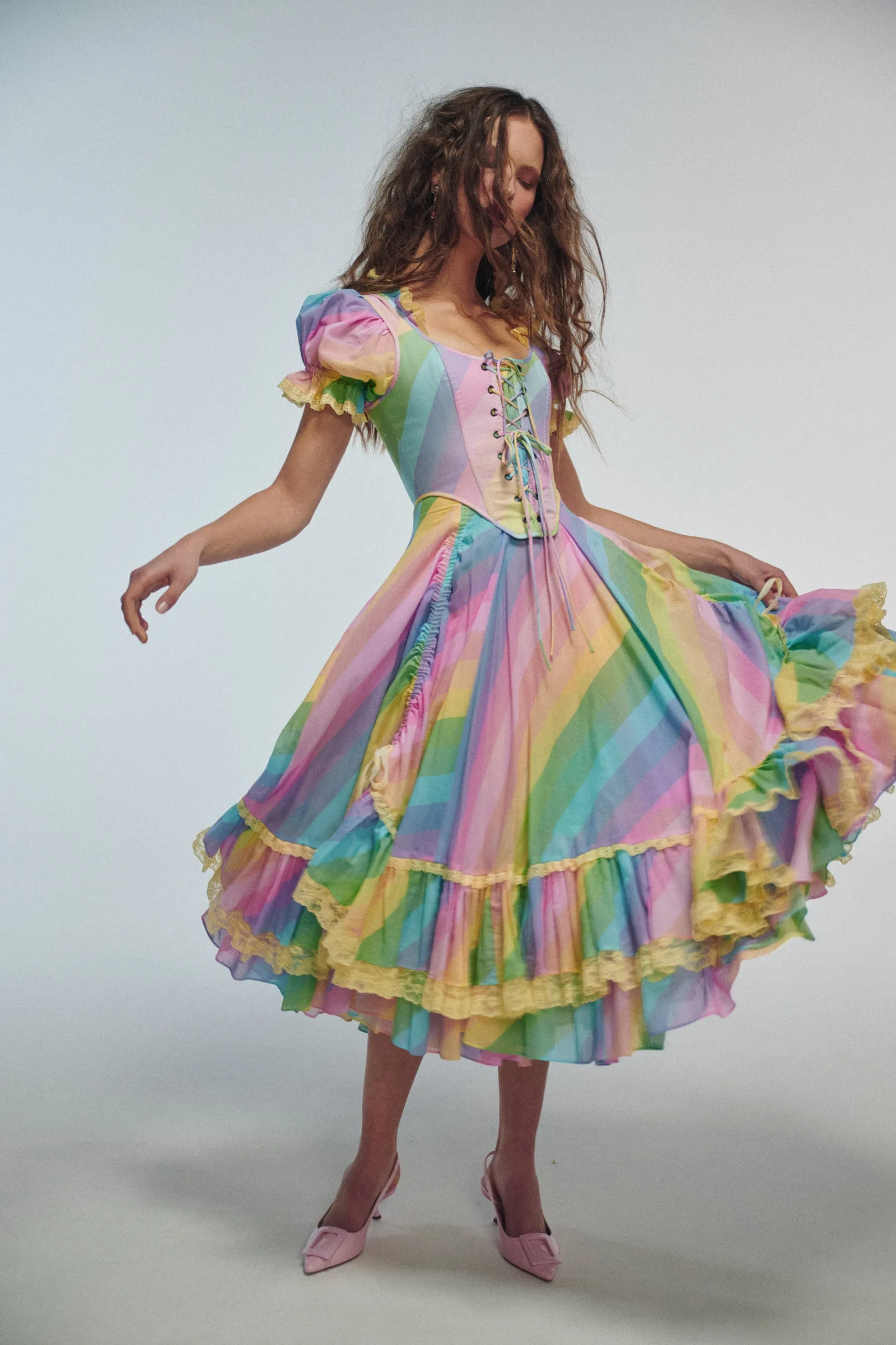 The End Of The Rainbow Cinema Dress sold by Selkie