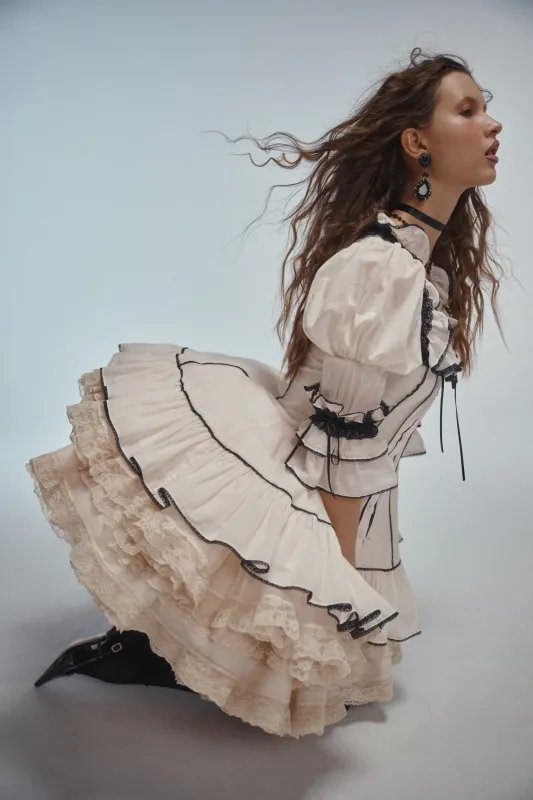 The Cabaret Libertine Blouse made by Selkie