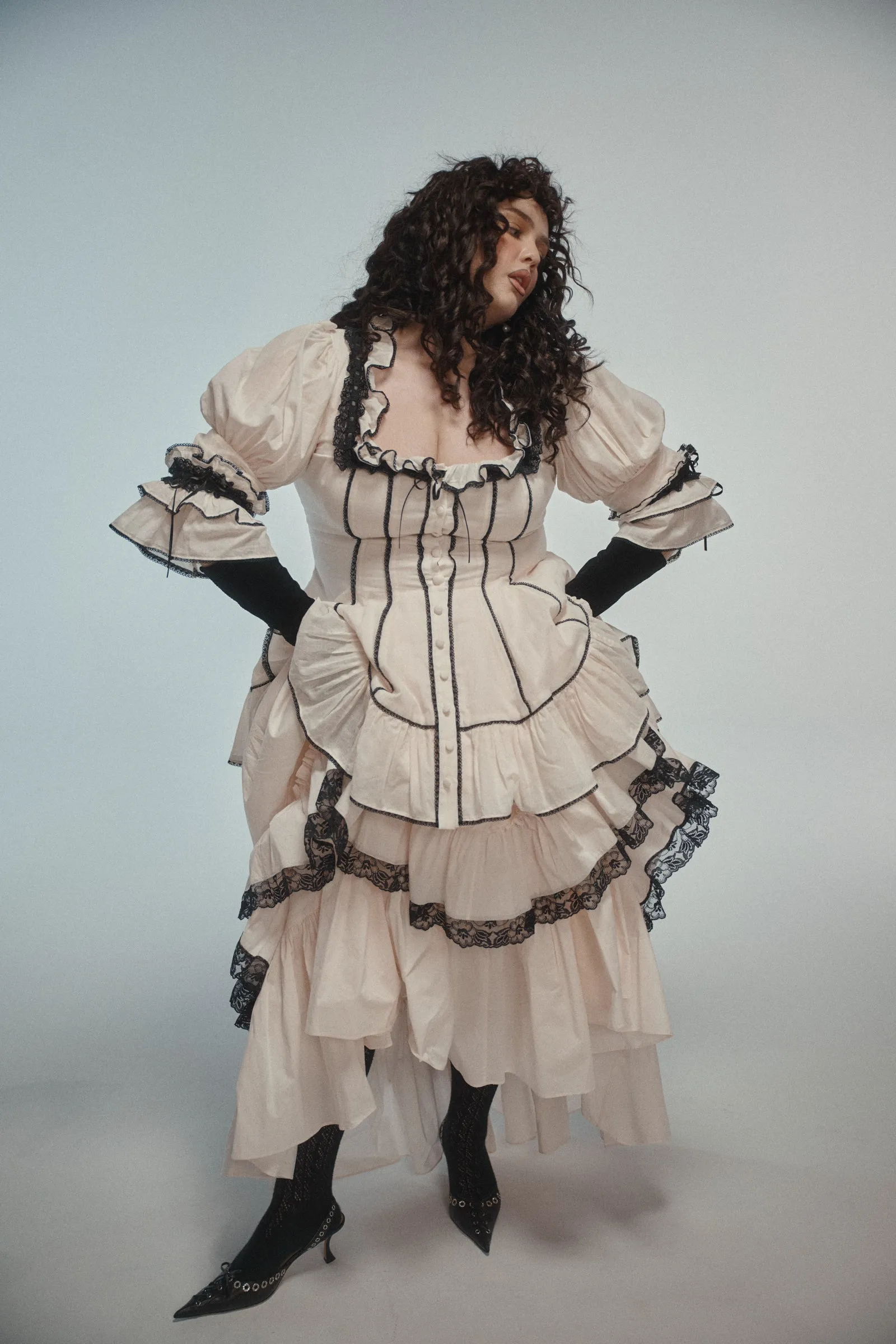 The Cabaret Libertine Blouse sold by Selkie product image thumbnail 3