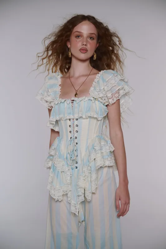 The Seaside Cure Ren Faerie Corset made by Selkie