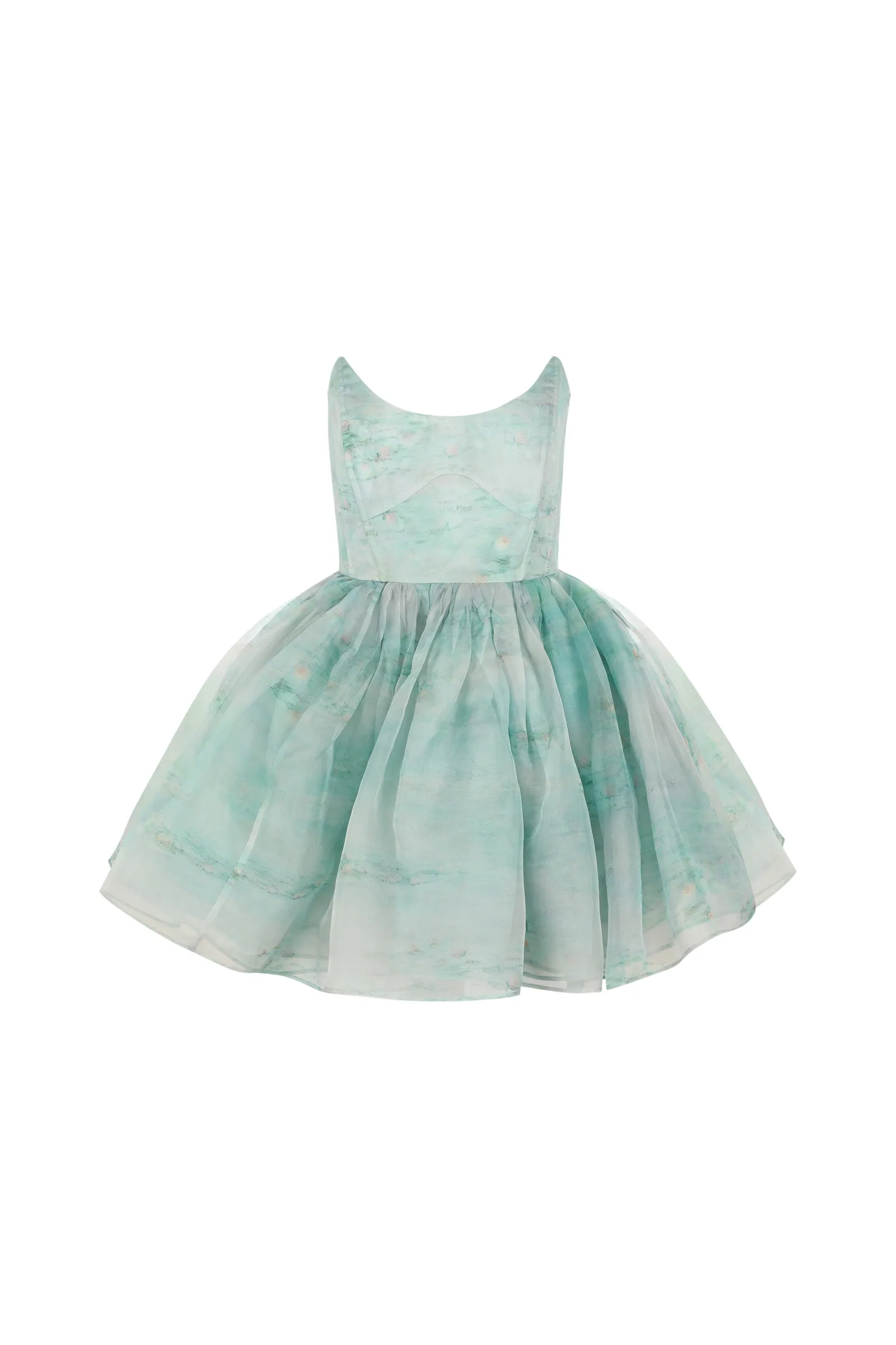 The Silk Gauze Water Lilies Veuve Dress sold by Selkie product image thumbnail 2