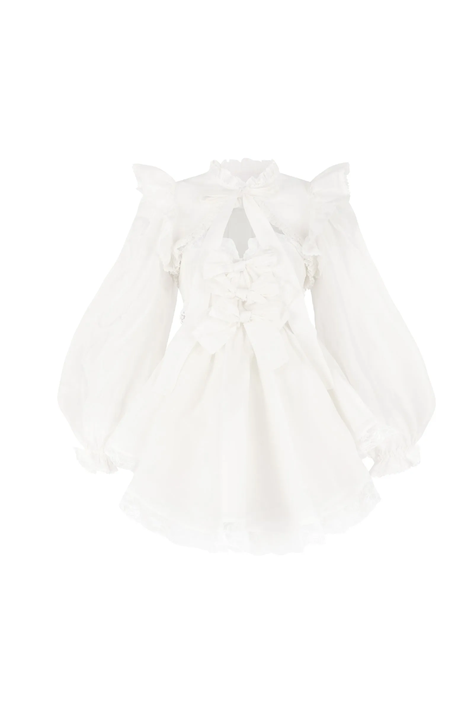 The Ivory Organdy Cake Shop Dress sold by Selkie product image thumbnail 2